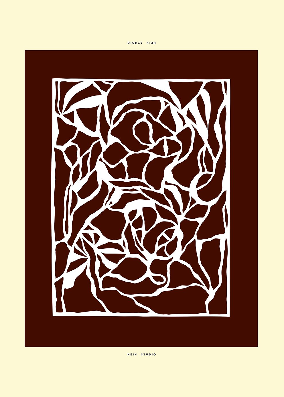 The Poster Club Art Prints I See You Kunstdruck 30x40 bordeaux