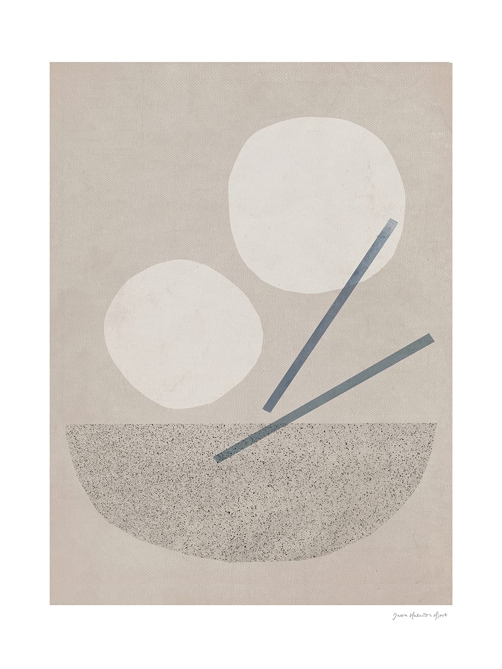 The Poster Club Miso Kunstdruck 30x40 cm beige