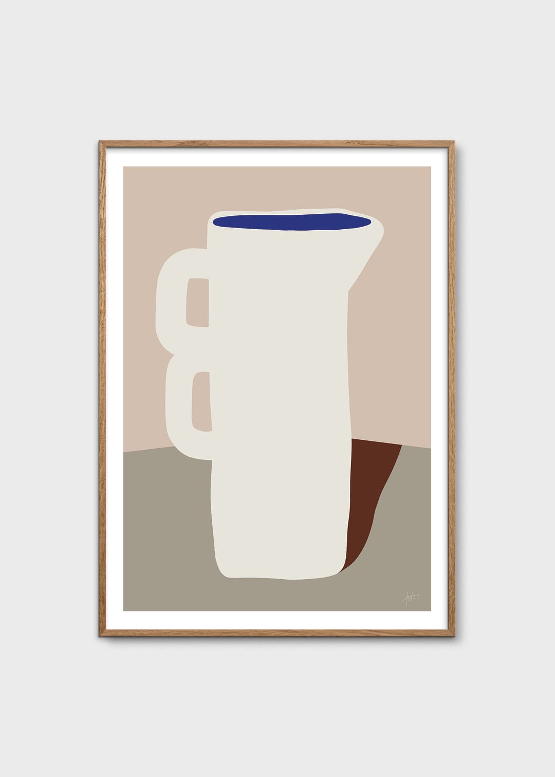 The Poster Club Pottery 06 Poster 30x40 cm beige weiß