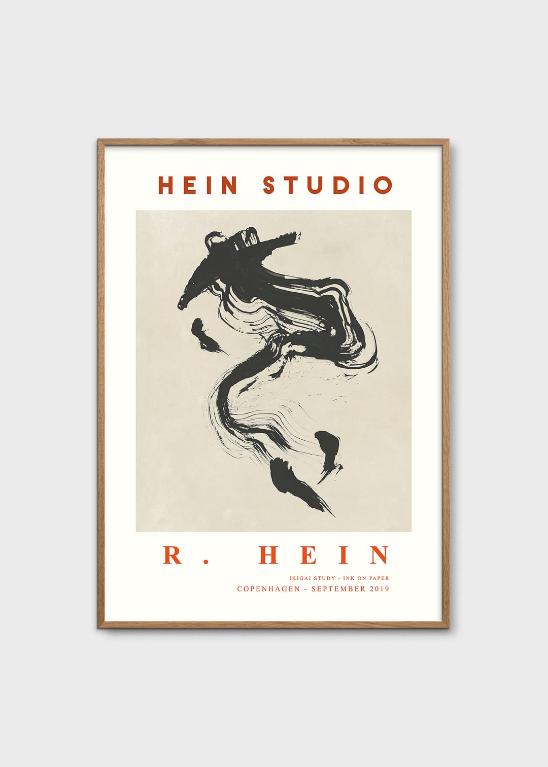 The Poster Club Art Prints Ikigai no. 02 Kunstdruck 30x40 cm beige