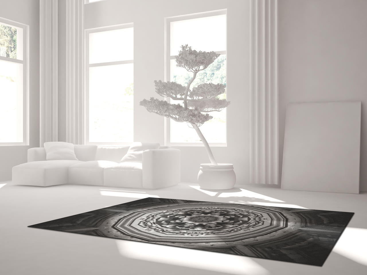 Mineheart Rugs Kaleido Classico Teppich Grau 200x300cm
