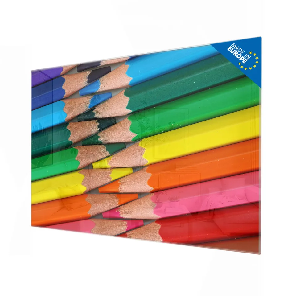 Banjado Magnettafel Glas 120x80 cm Malstifte Kinderzimmer beschreibbar