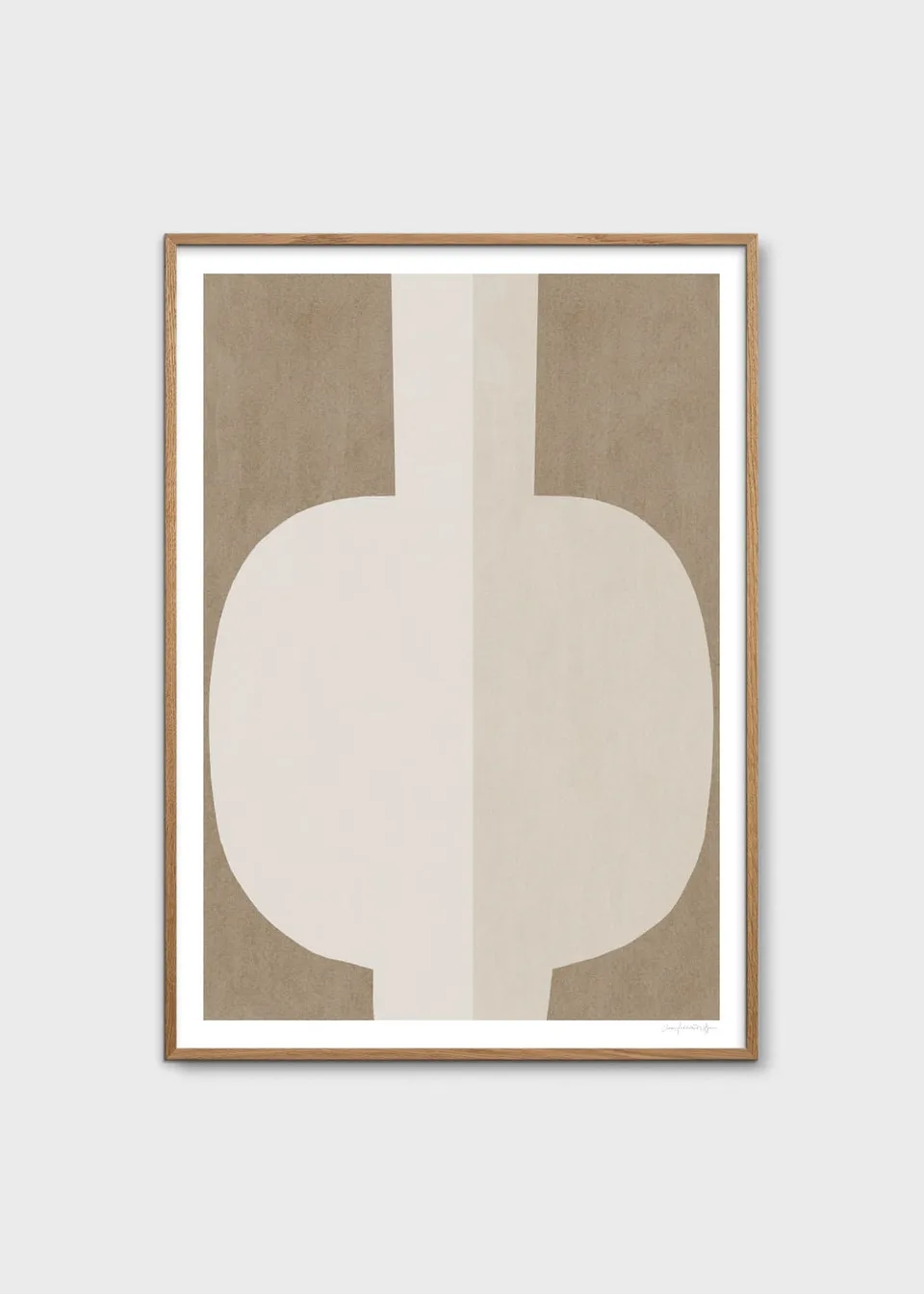 The Poster Club Pompeii Kunstdruck A4 beige