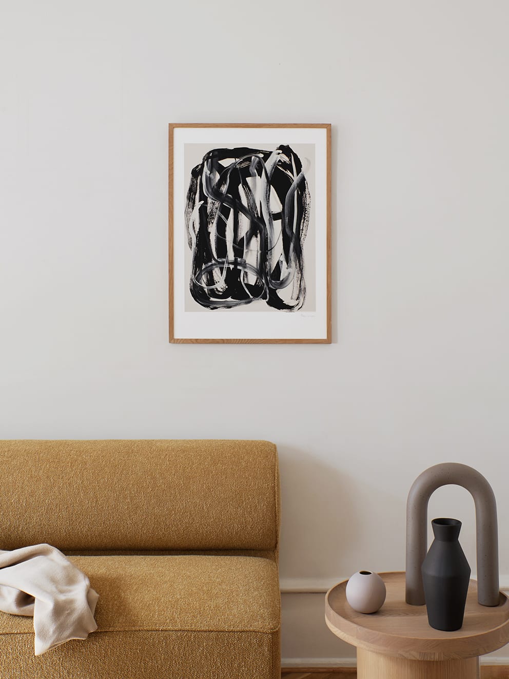 The Poster Club Black and White Poster 50x70 abstrakt