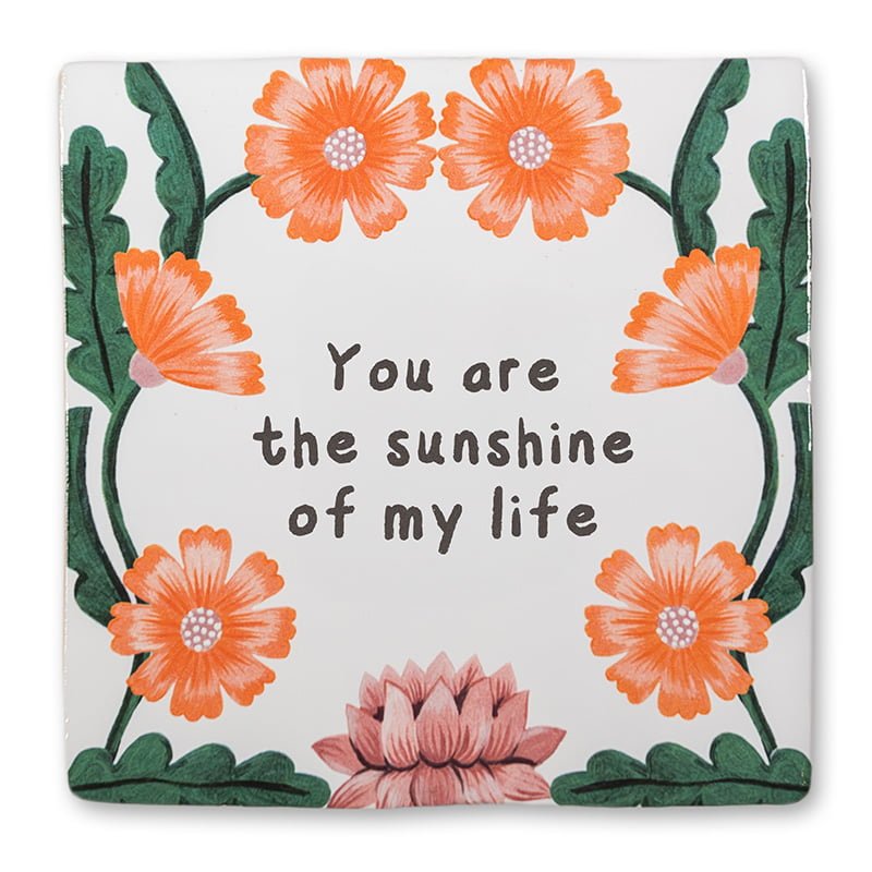 Storytiles Delft Blue Verse Bloempjes Wandfliese 10x10 cm mit Text