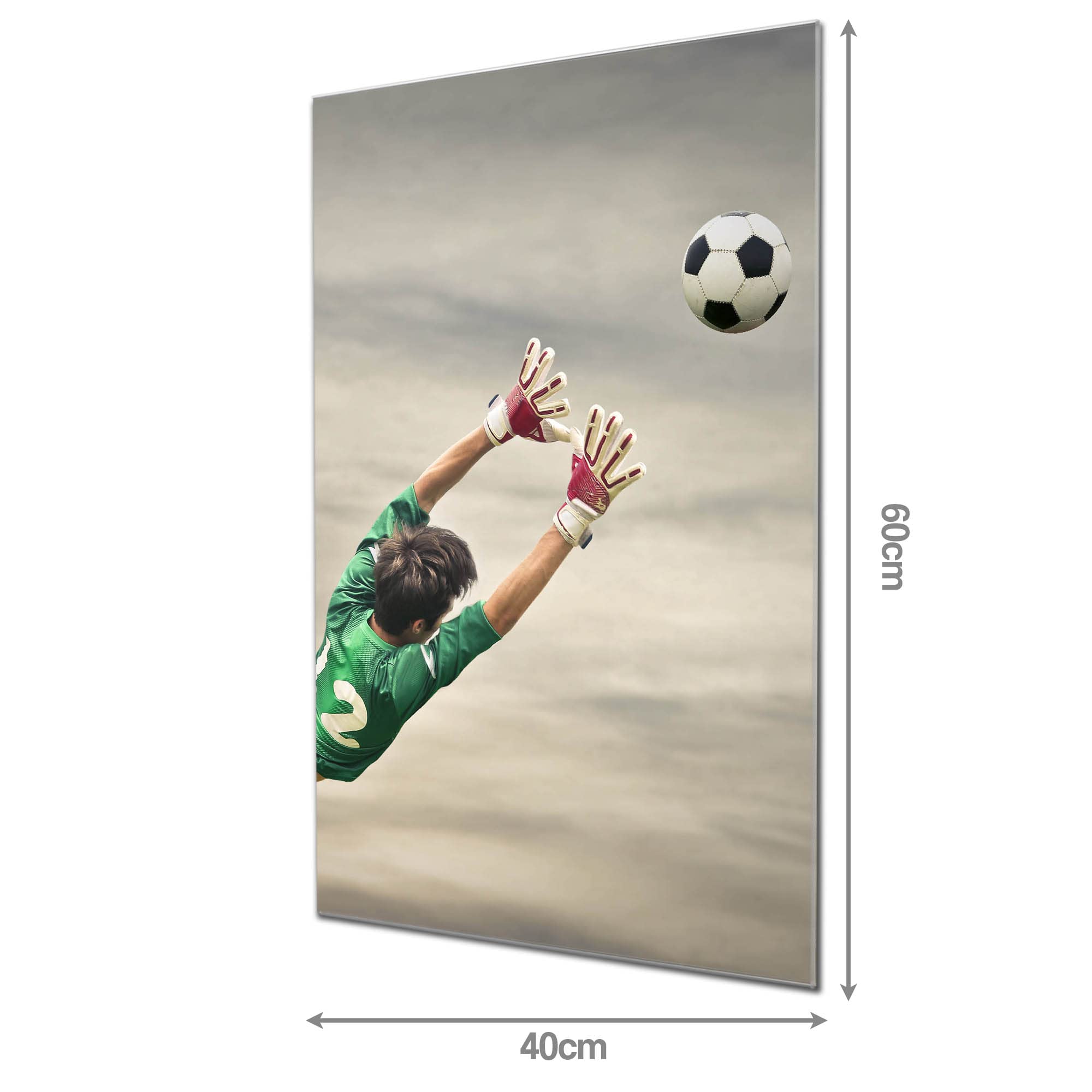 Banjado Magnettafel Abgewehrt Magnetboard 60x40 Sport