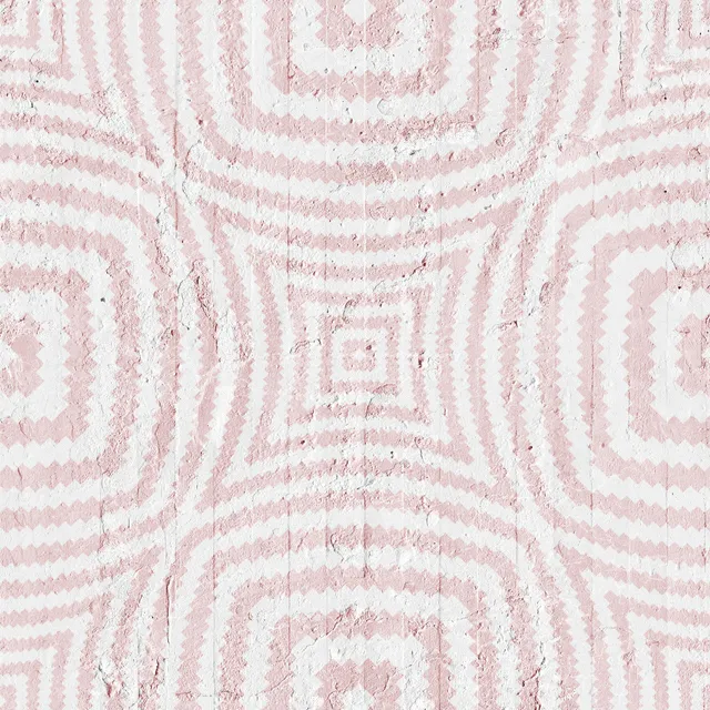 Mineheart Wallpaper Geometric Circles Tapete Rosa Rolle Vlies
