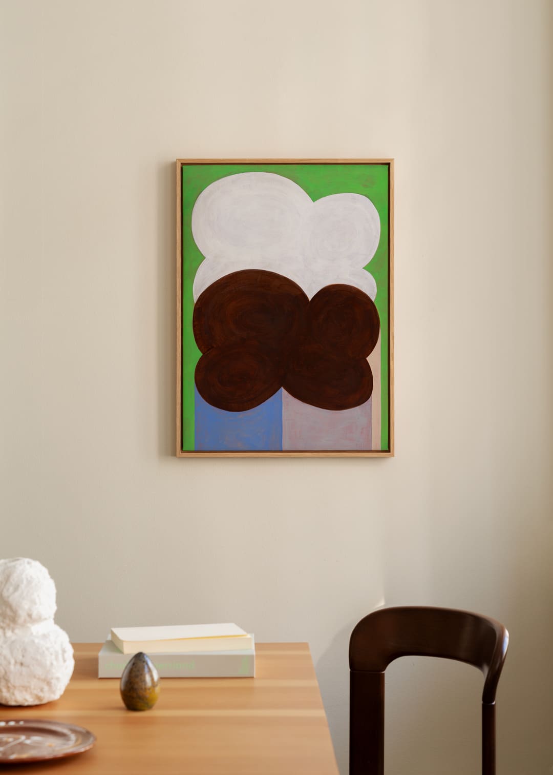 The Poster Club Art Prints Cloud Stump Leinwandbild 30x40 Natur