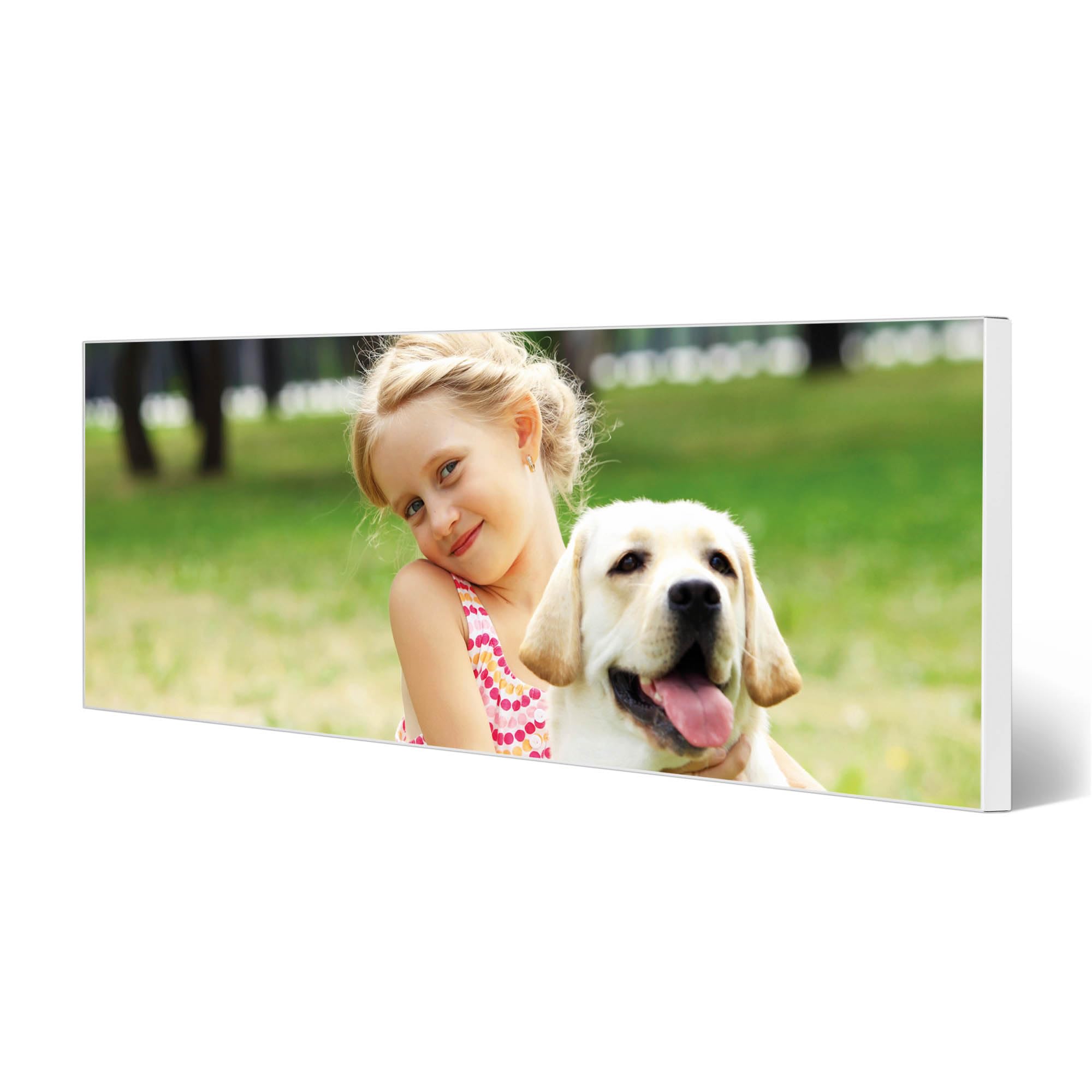 Banjado Magnettafel Wunschmotiv Weiss 75x30cm beschreibbar