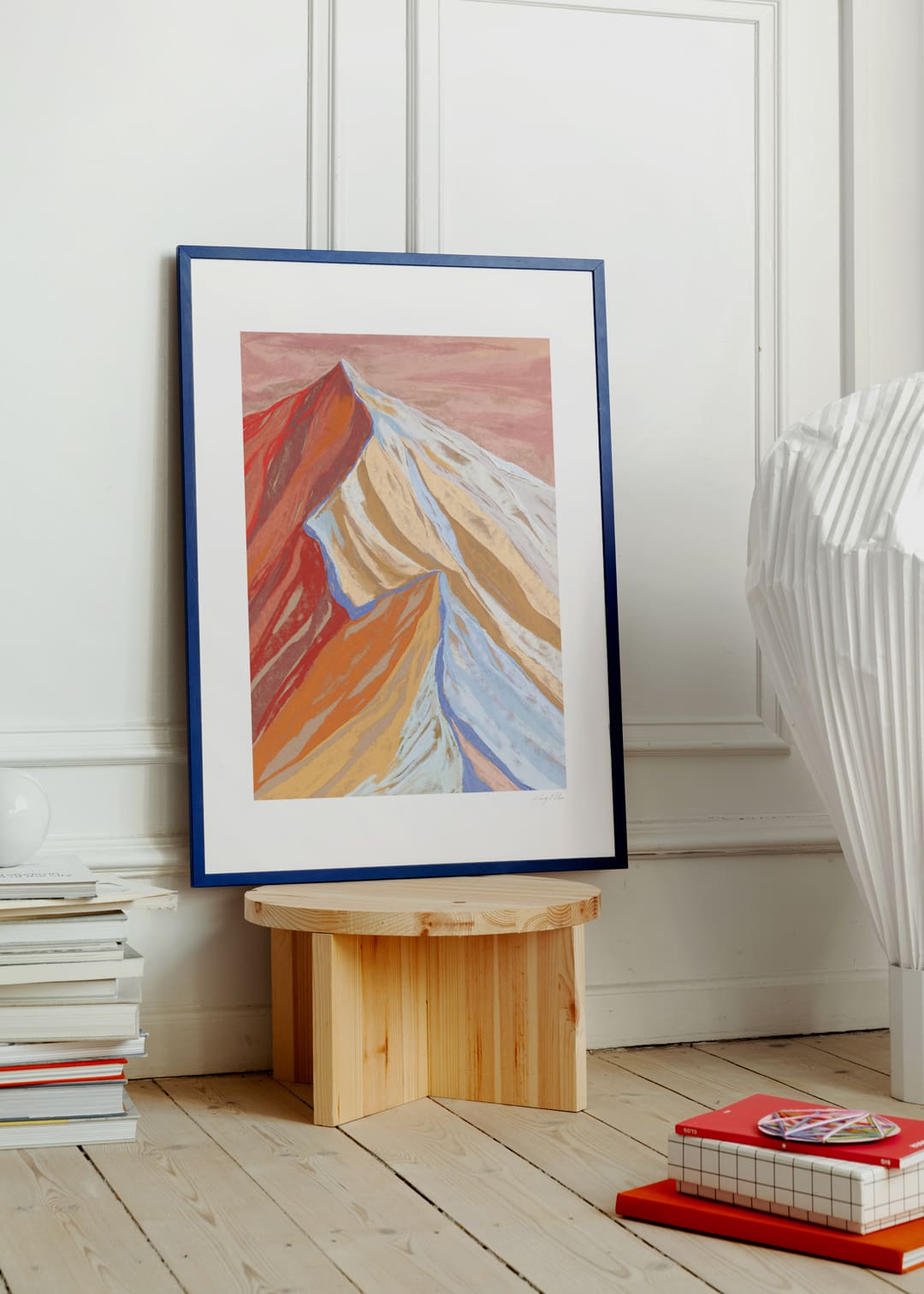 The Poster Club Art Prints Cuillin Ridge VII Poster A4 blau