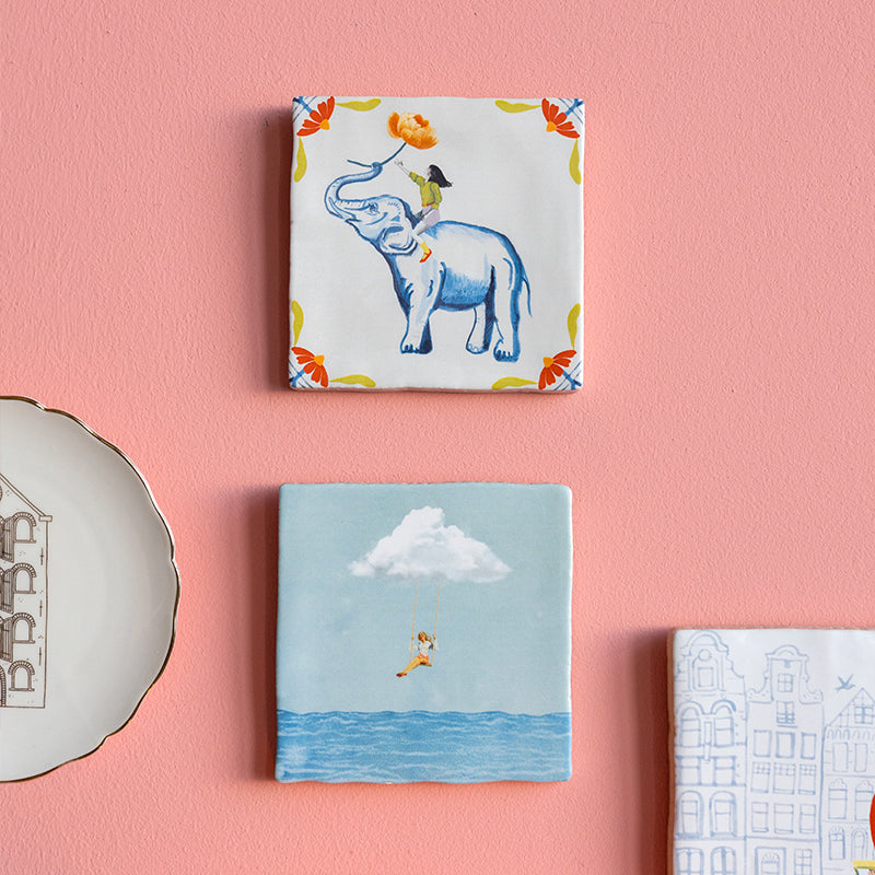 Storytiles Delft Blue Headspace Wandfliese S 10x10 cm Meer