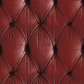 Mineheart Chesterfield Tapete Rot Leder-Optik Vinyl