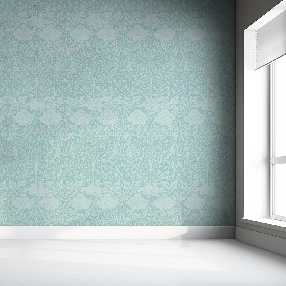 Mineheart Morris Dream Tapete Minty Egg Blue Vlies