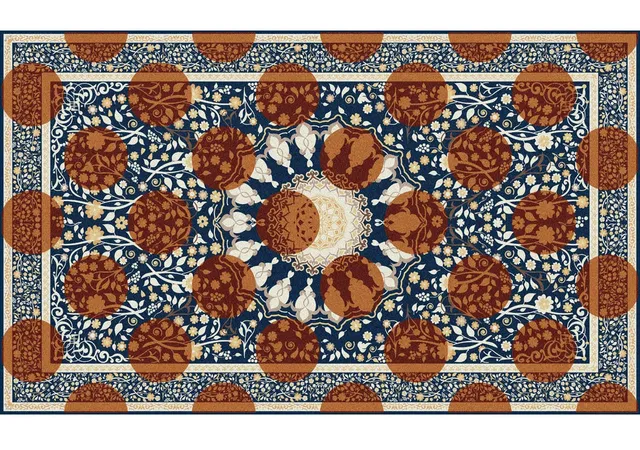 Mineheart Autumn Morning Rug Teppich blau 250x150