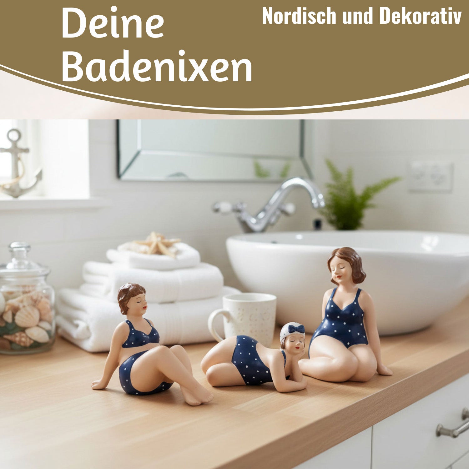 LS-LebenStil Molly Badenixe Deko Figuren 3er Set XL