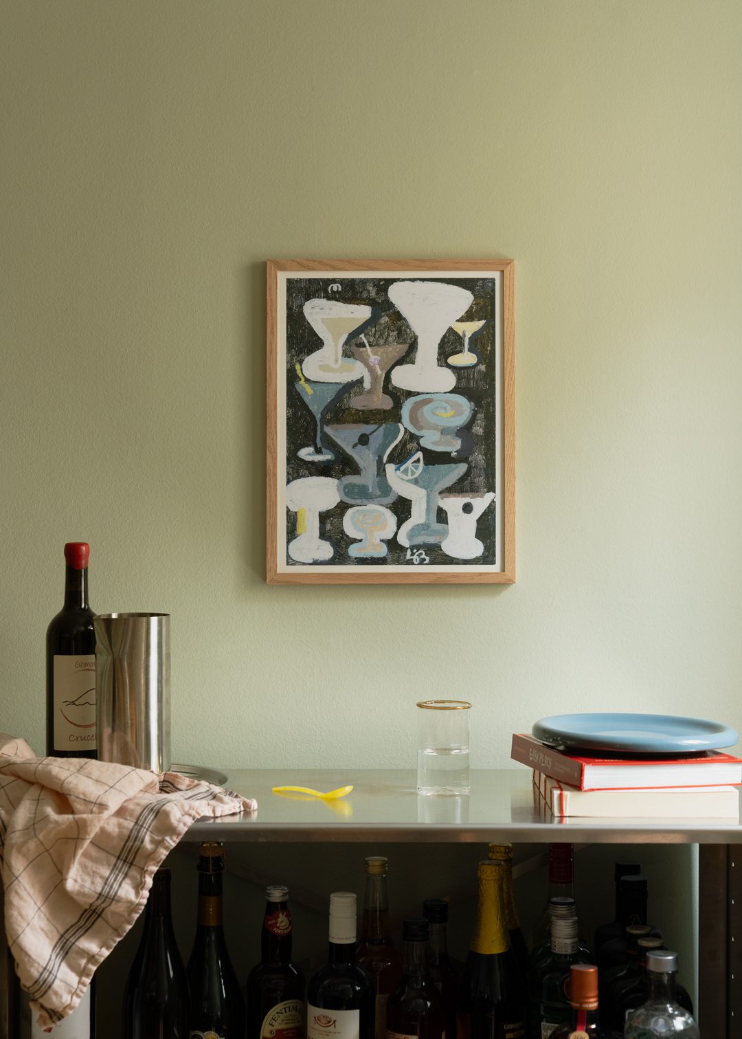 The Poster Club Art Prints Martinis Poster 30x40 cm schwarz