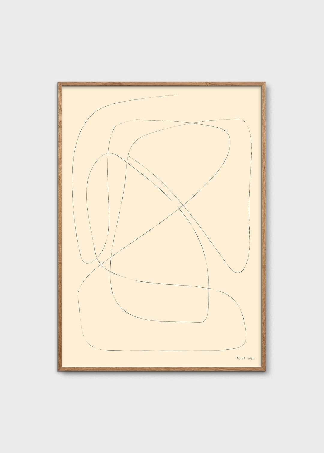 The Poster Club Mid 07 Kunstdruck 30x40 cm Beige Schwarz