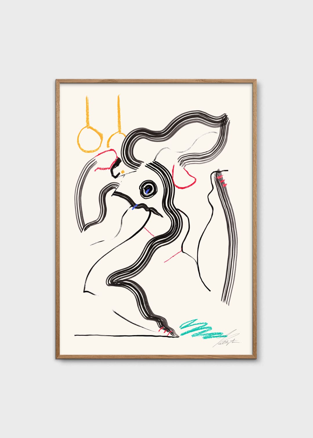 The Poster Club Art Prints Boxing Poster 30x40 cm abstrakt