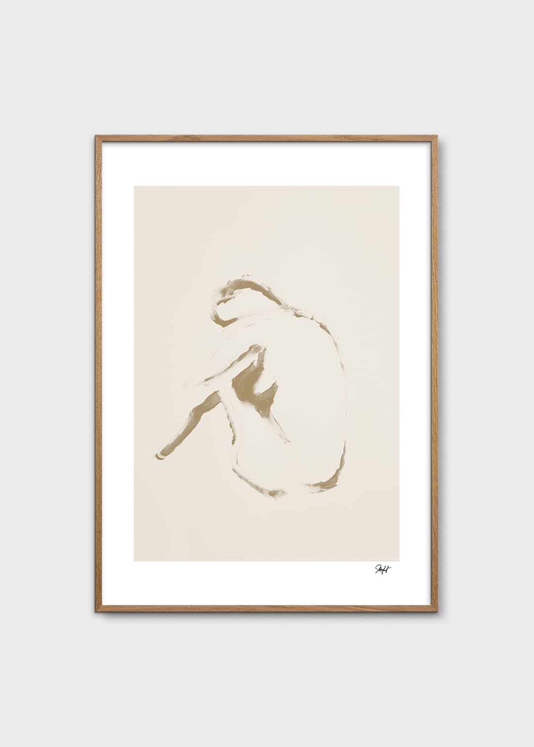 The Poster Club Still Poster 30x40 cm beige abstrakt