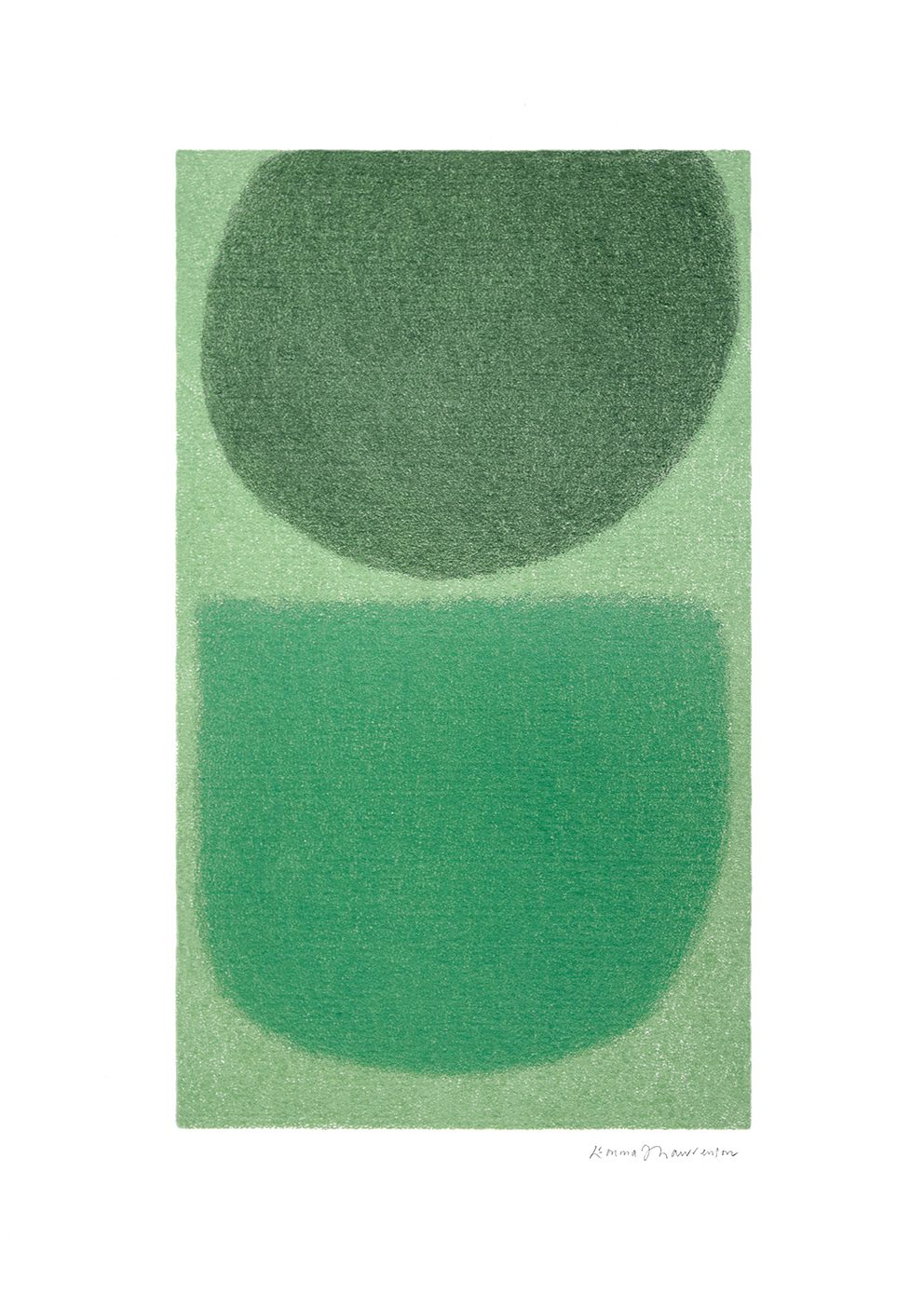 The Poster Club New Pastures Kunstdruck 30x40 cm grün