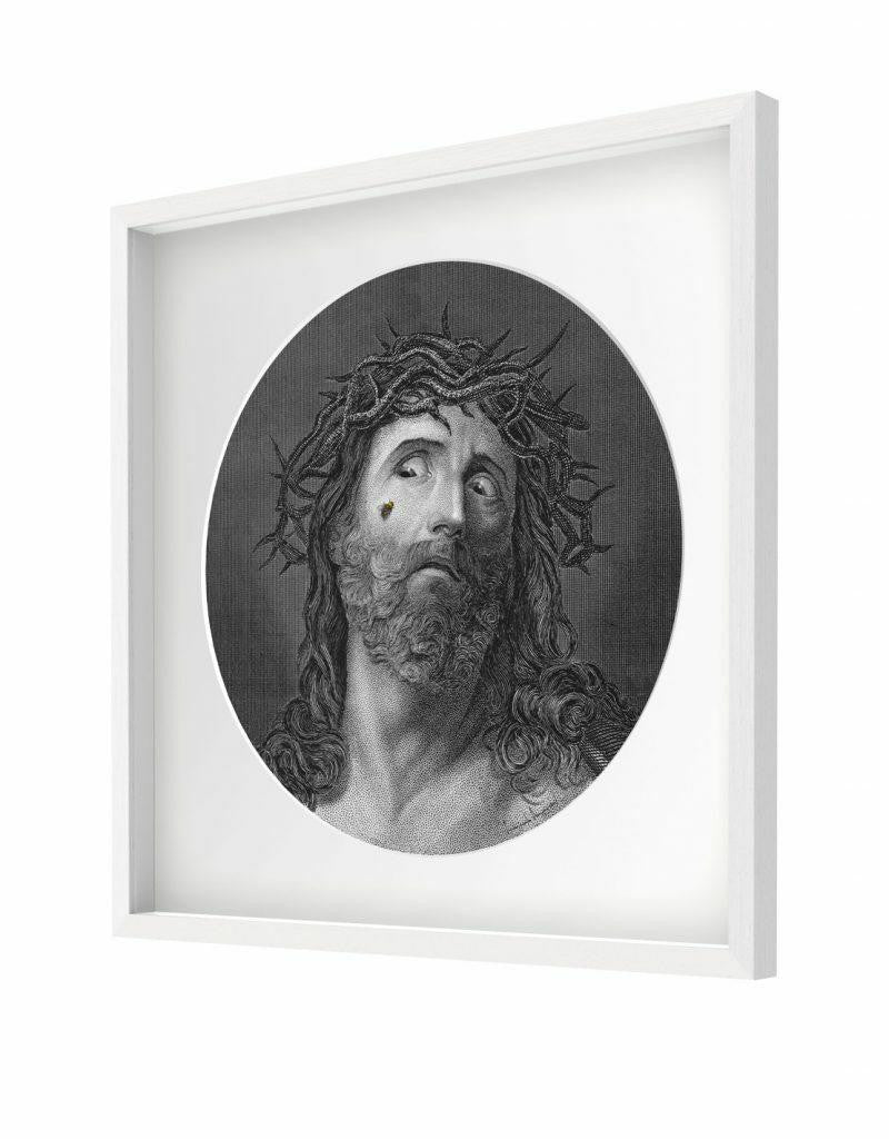 Mineheart Wall Art Jesus Leinwandbild 21x30cm ohne Rahmen
