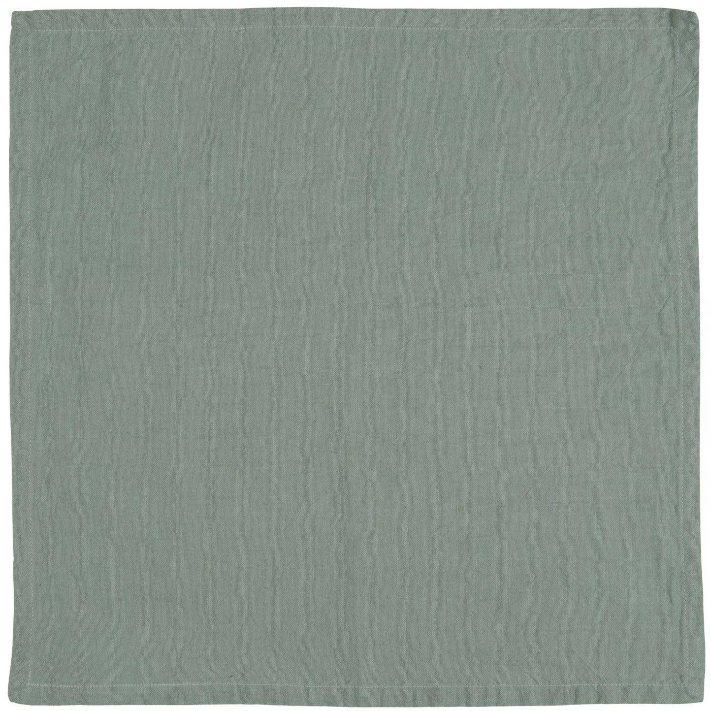 IB Laursen Freja Stoffserviette Mint 45x45cm Leinen