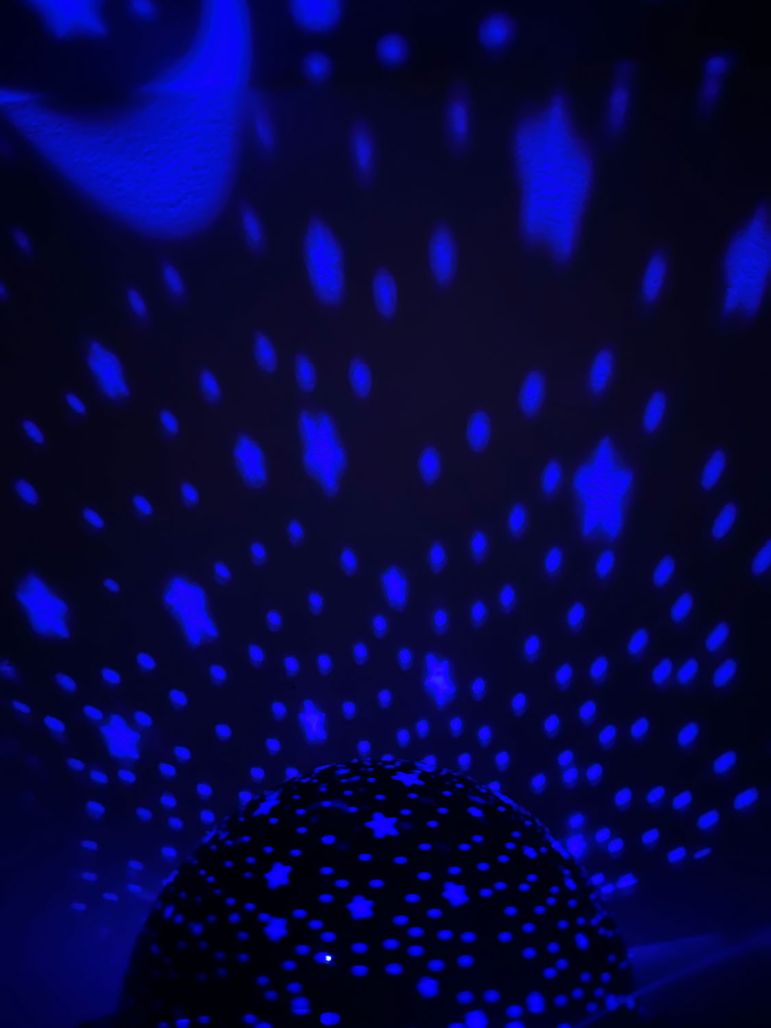 LS-LebenStil Sternenhimmel LED Laser Projektor Schwarz Timer