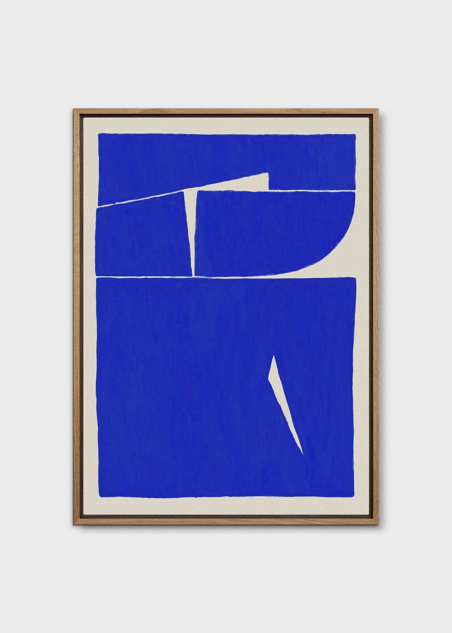 The Poster Club Art Prints 11PM Leinwand 50x70 cm beige blau