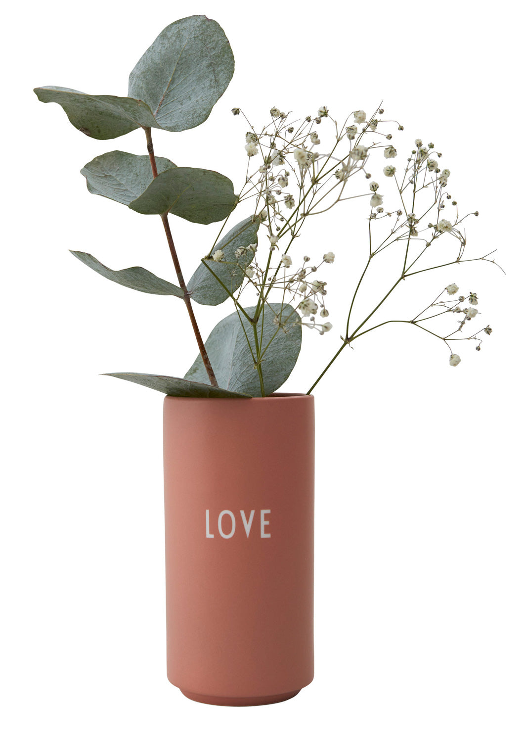 Design Letters AJ Favourite Vase Porzellan Love Rosa 11 cm