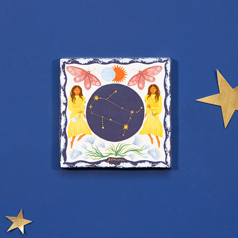 Storytiles Delft Blue Gemini Fliese Zwillinge 13x13 cm