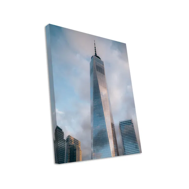 Hustling Sharks Wandbilder Gläserner Turm Leinwand 30x40 cm City