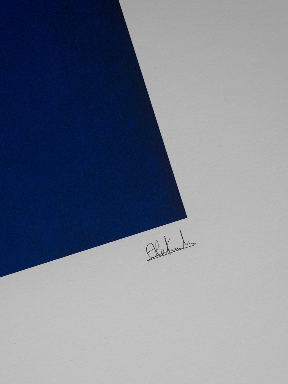 The Poster Club Art Prints Midnight Poster 50x70 cm Mitternachtsblau