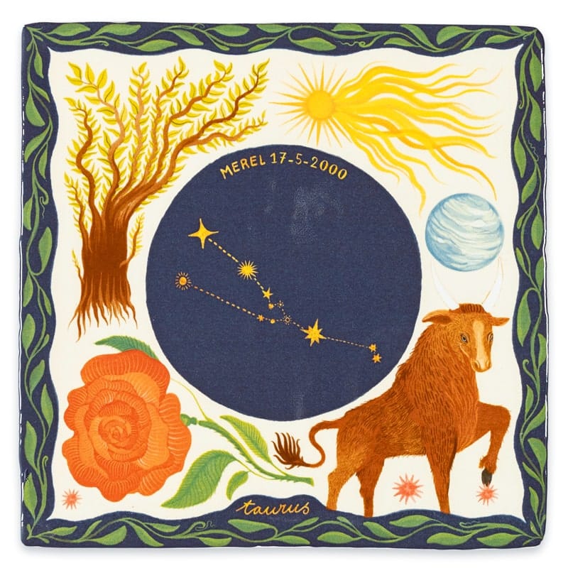 Storytiles Delft Blue Taurus Stier Wandfliese S 10x10 cm
