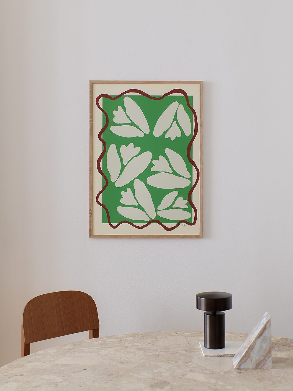 The Poster Club Lily of the Valley Kunstdruck 30x40 cm grün
