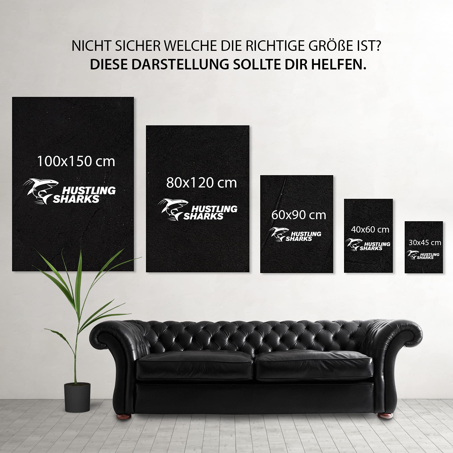Hustling Sharks Wandbilder Der Adler Wandbild 30x45 Tierbild