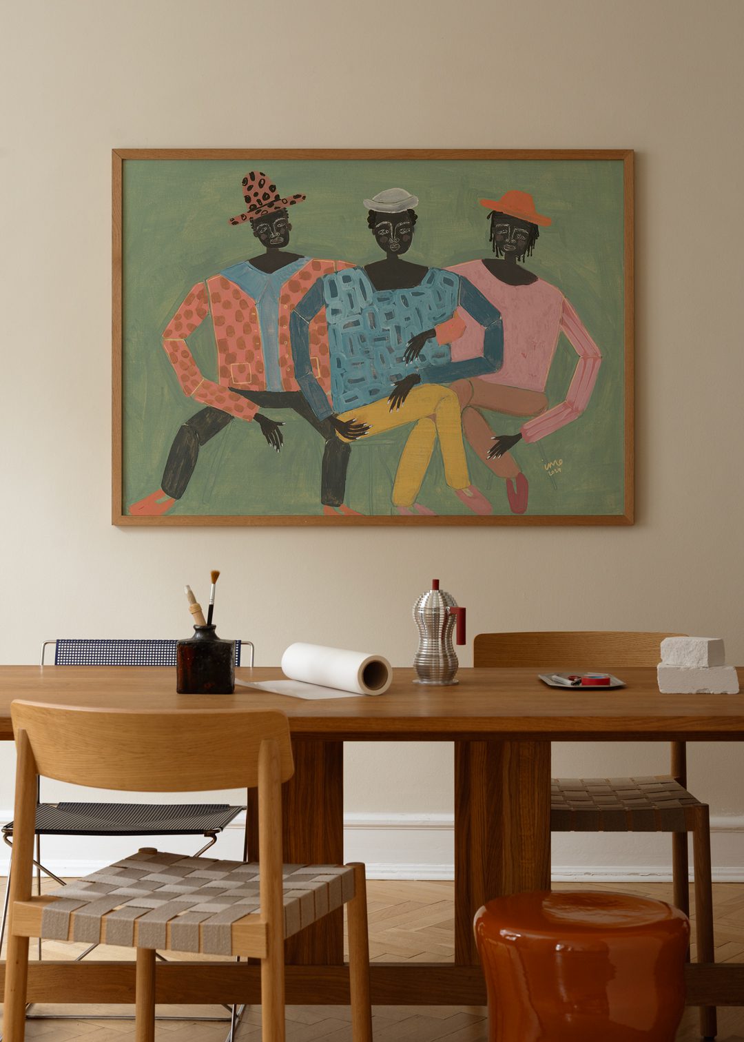 The Poster Club Art Prints Hanging Out Kunstdruck 30x40 Pastell