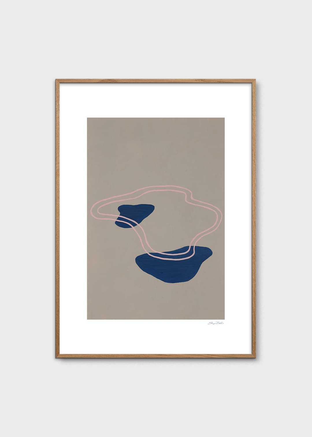 The Poster Club Archipelago II Poster 30x40 cm abstrakt beige