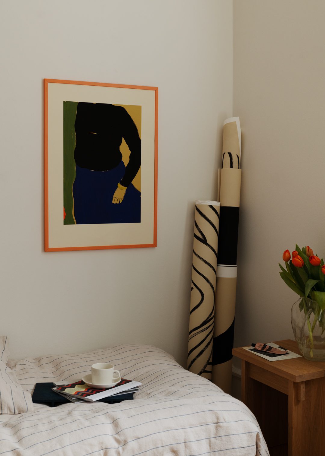 The Poster Club Frames Orange Wood Bilderrahmen 30x40 cm