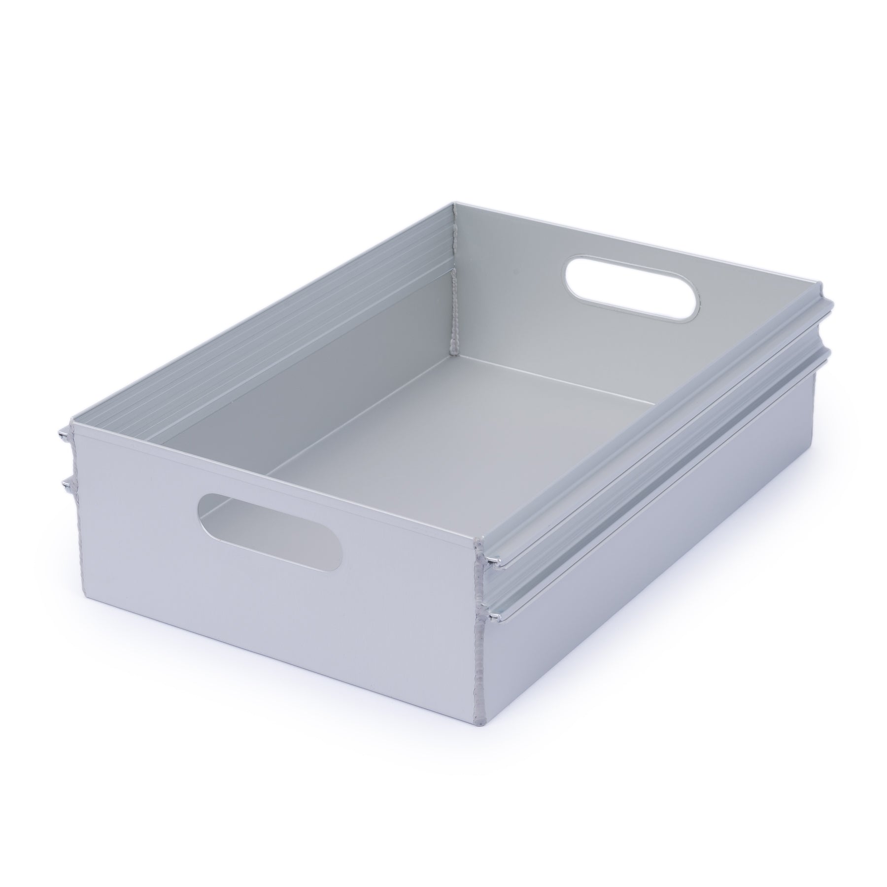 aircraftwindows Airline Container Bord Box Beistelltisch Eiche Chrom