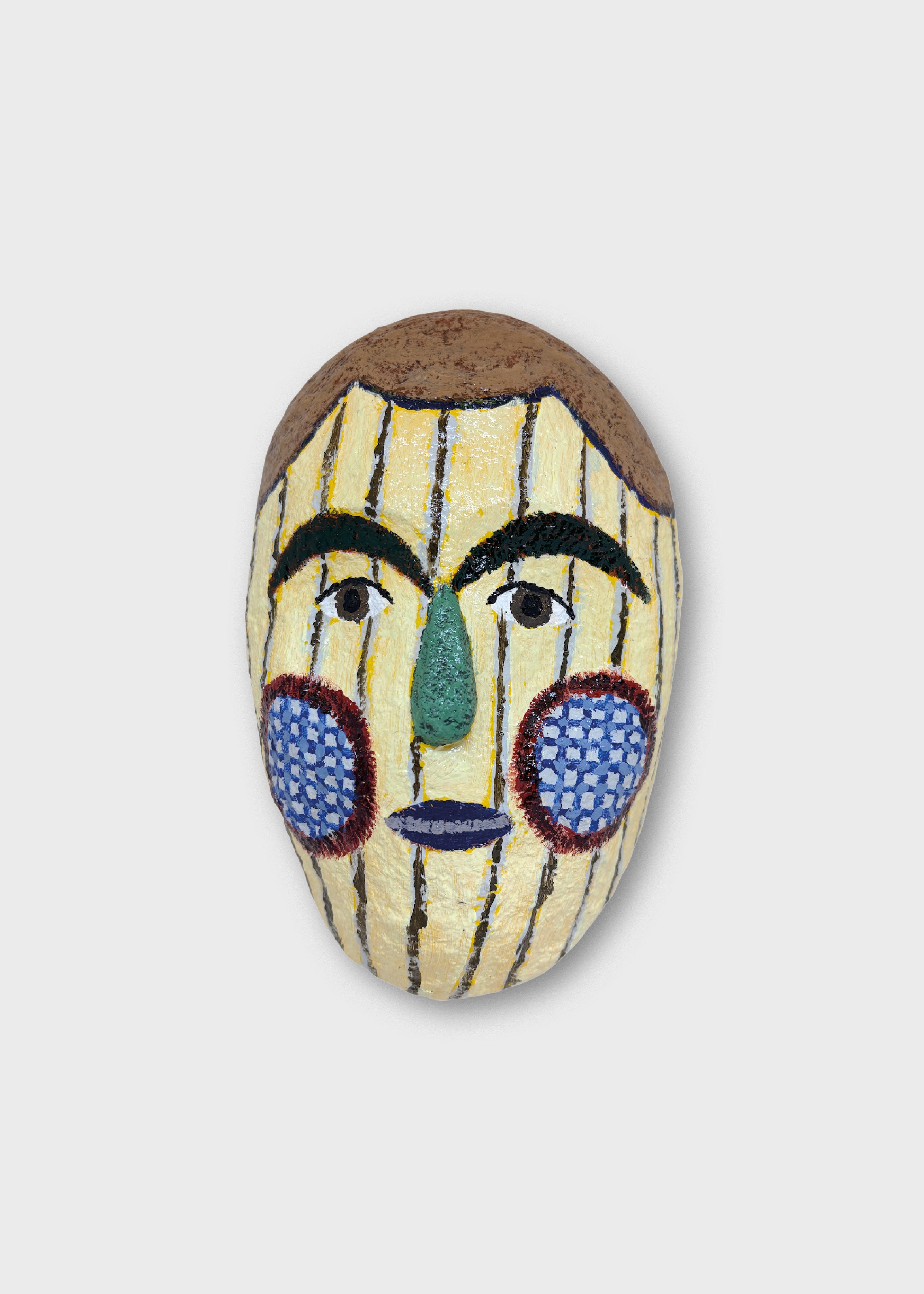 The Poster Club Art Prints Mask No. 254 Wandmaske 13x21 cm handbemalt