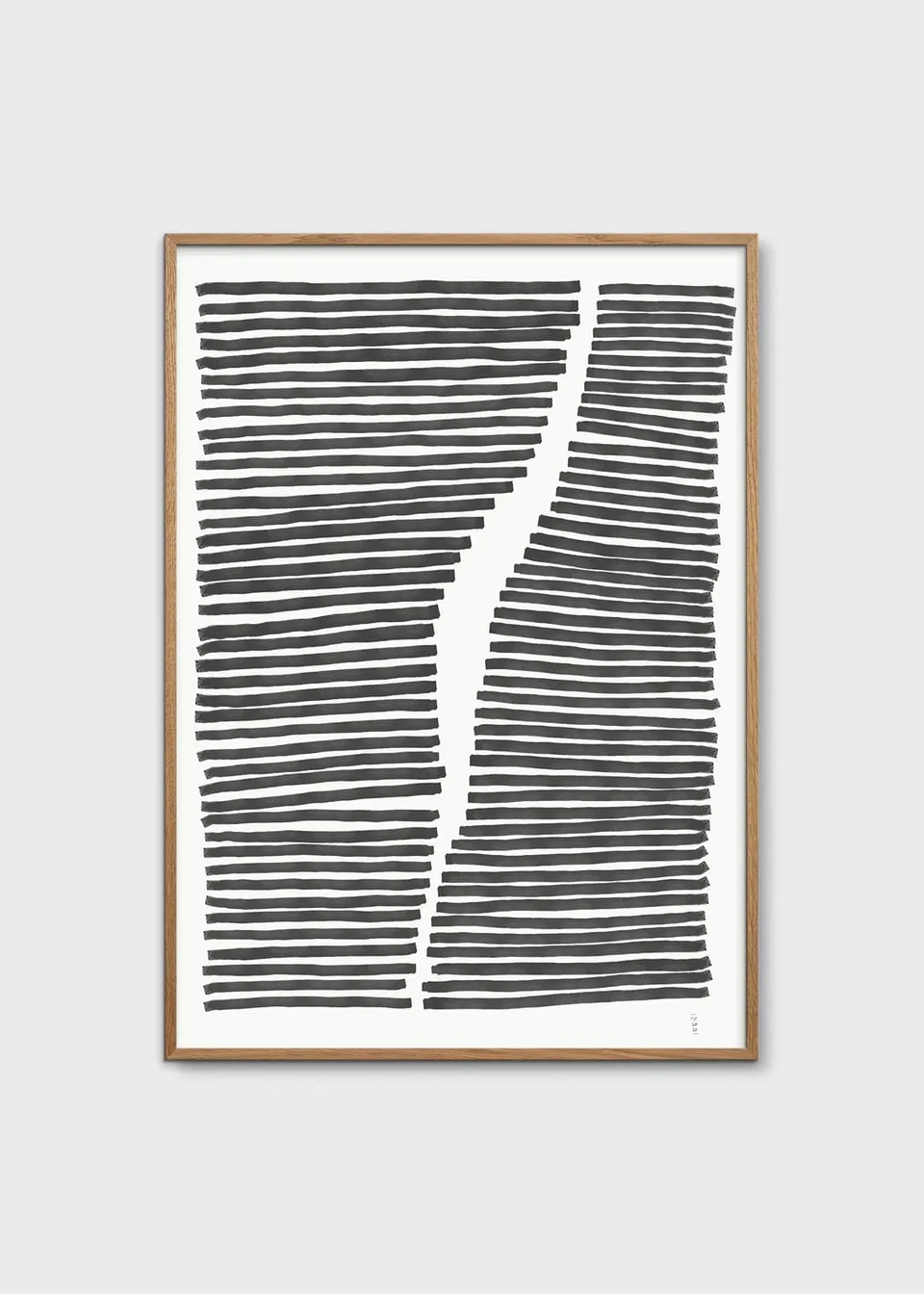 The Poster Club Pastoral Poster 50x70 cm schwarz abstrakt