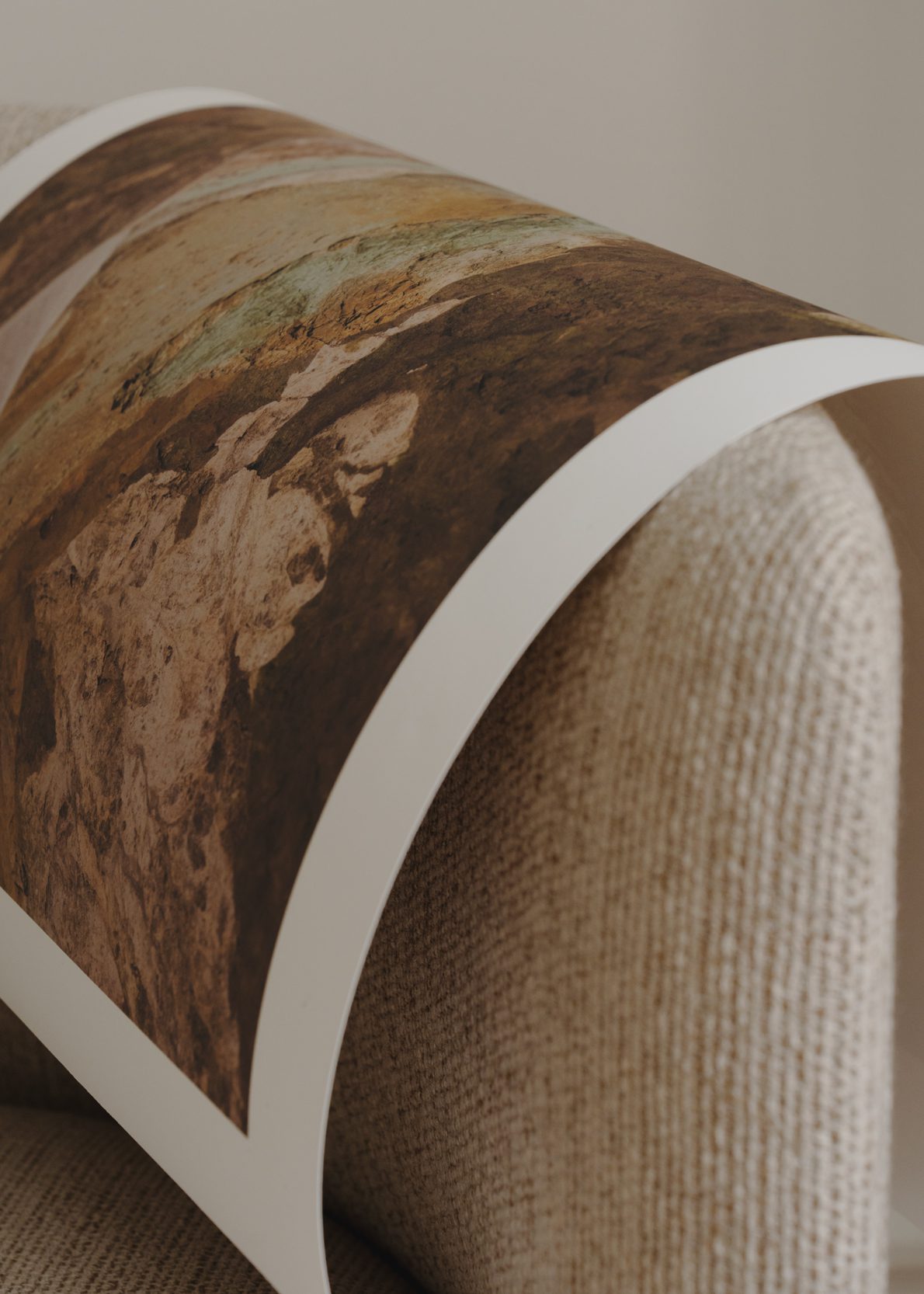 The Poster Club Art Prints Earth's Palette Poster 30x40 cm Beige