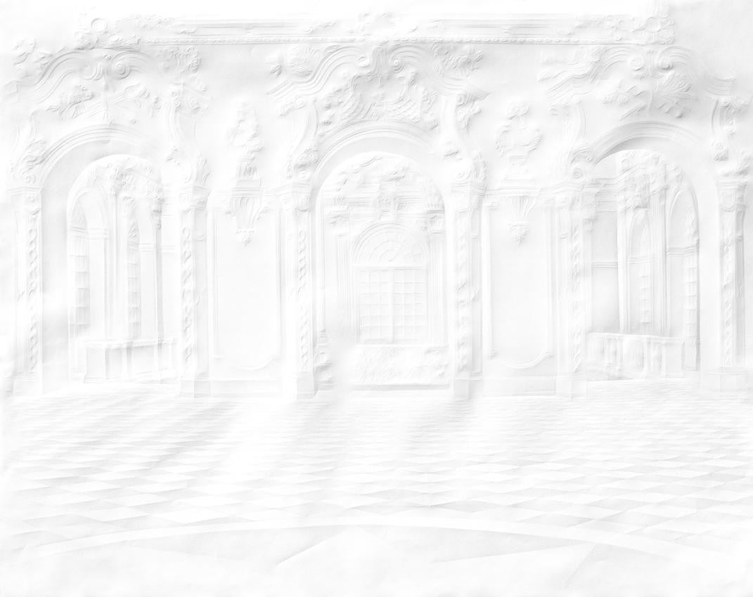 Mineheart Paper Palace Fototapete 250x300 cm weiss