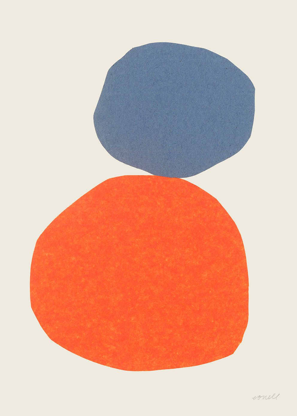 The Poster Club Art Prints Untitled Composition Kunstdruck 30x40 beige