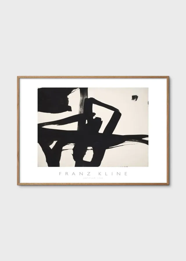 The Poster Club Franz Kline Untitled 1950 Poster 71x56 cm sw