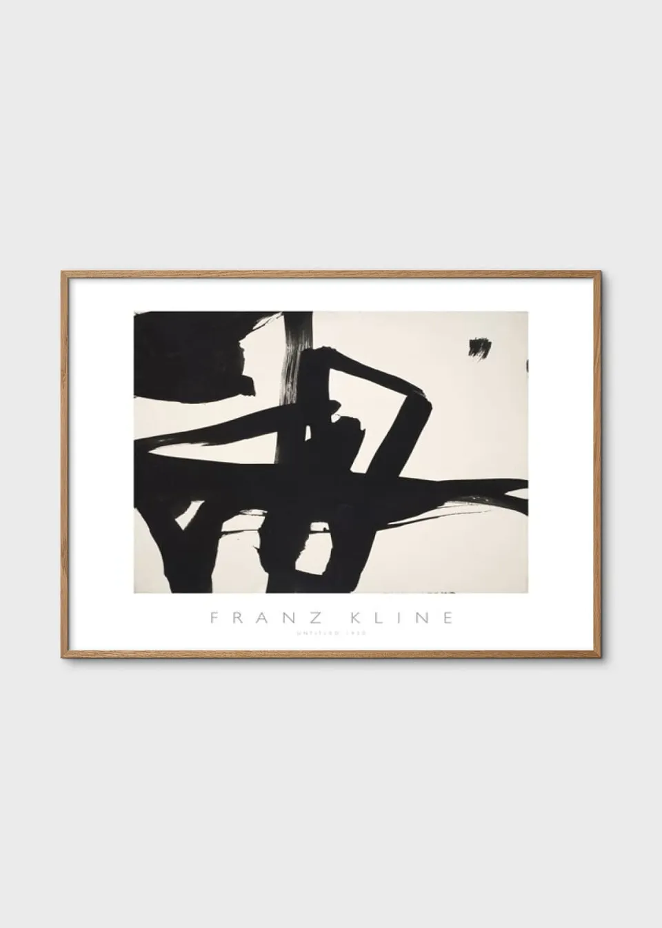 The Poster Club Franz Kline Untitled 1950 Poster 71x56 cm sw