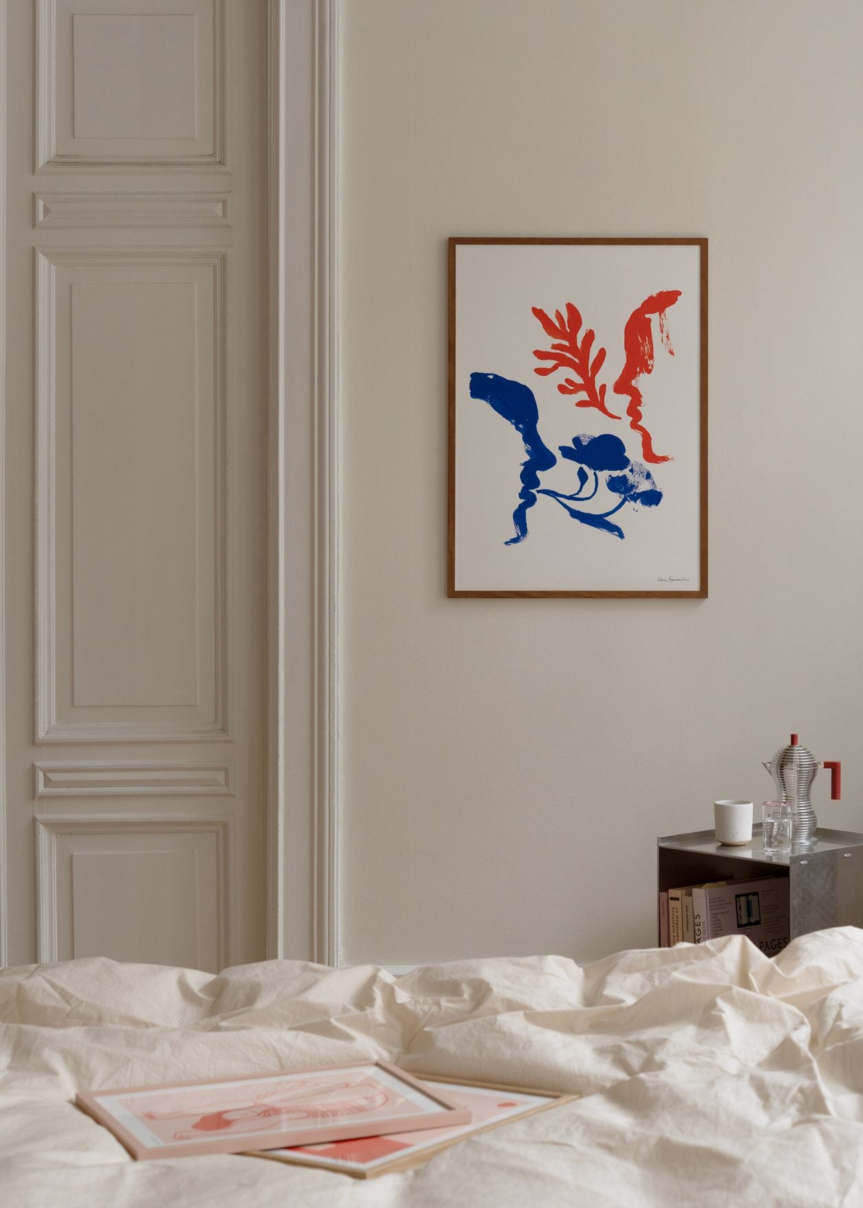 The Poster Club Art Prints Talk to Me Poster 30x40 cm blau