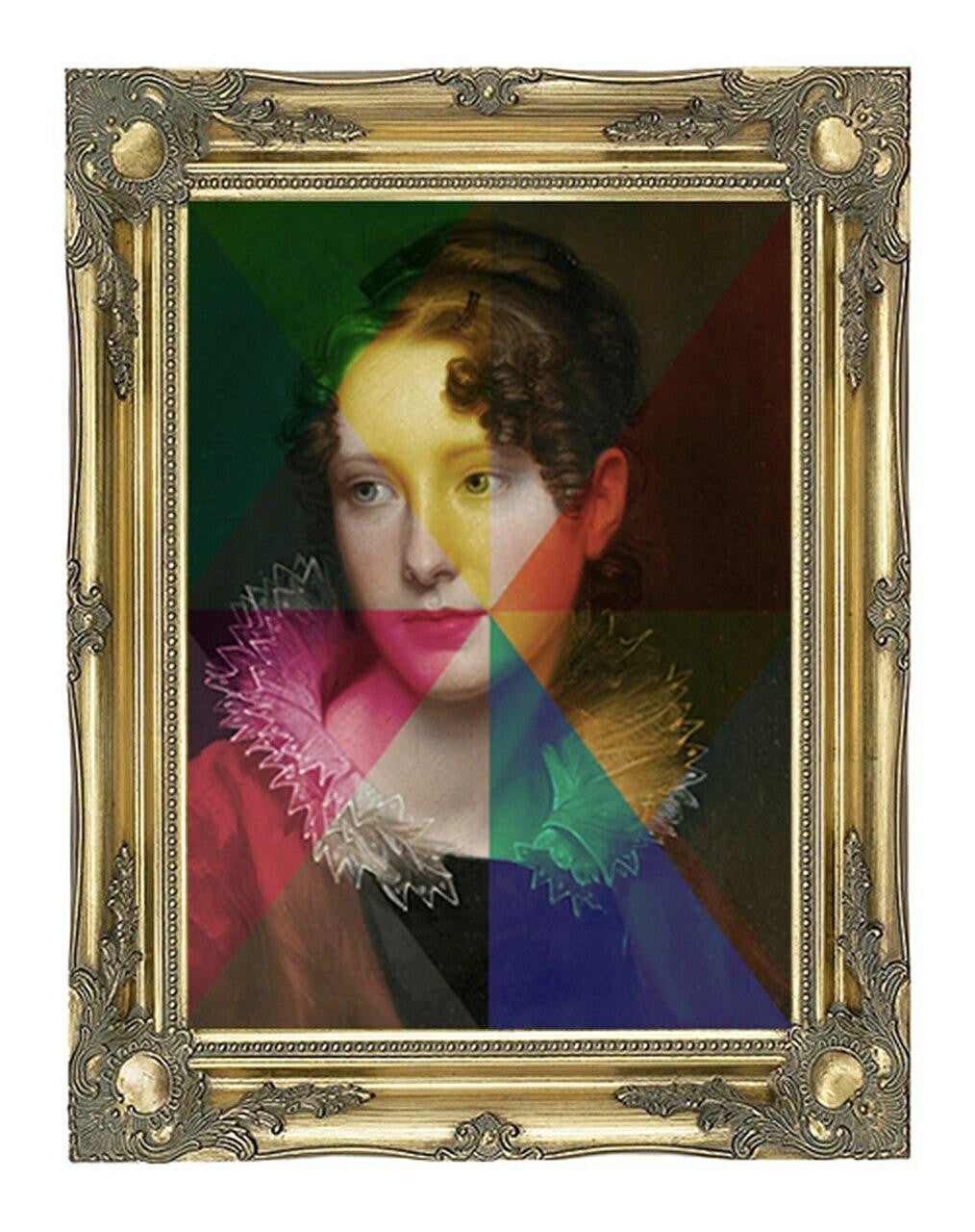 Mineheart Rays of Spring Leinwandbild 61x81cm bunt Portrait