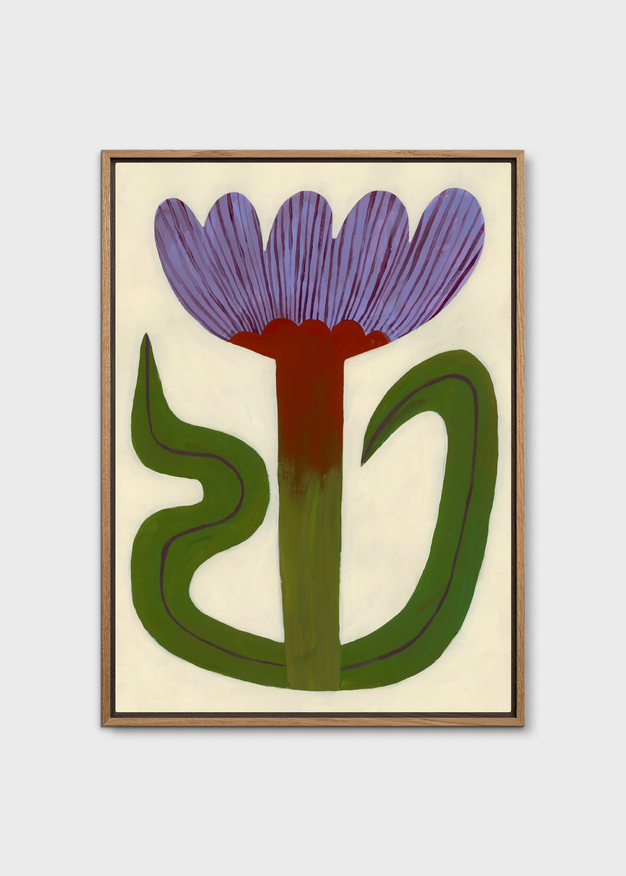 The Poster Club Jazzy Flower Canvas 30x40 cm Botanisch
