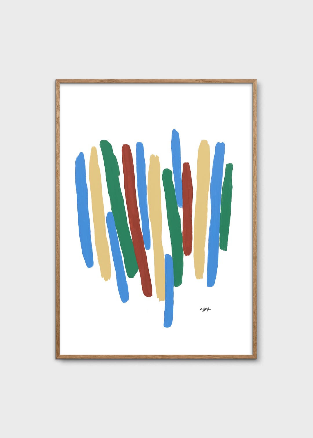 The Poster Club Bouquet Kunstdruck 30x40 cm abstrakt
